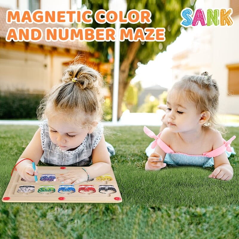 🔥Hot Sale 49% OFF - 2025 Newest Magnetic Colour and Number Maze🎁