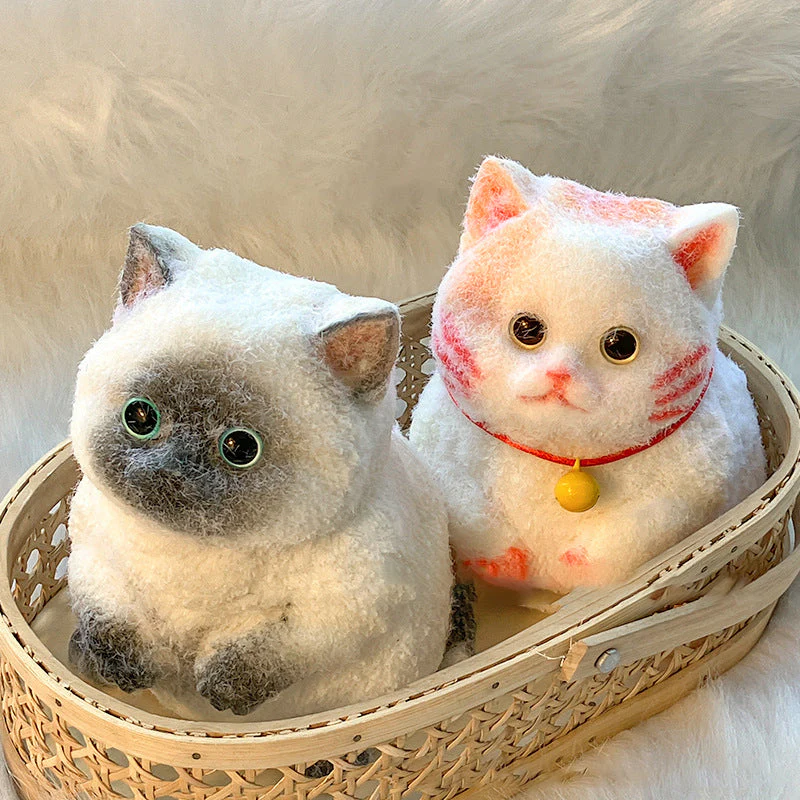 🎁Easter Promotion😻Cute And Soft Cat-shaped Toy💕(Relieves Stress)