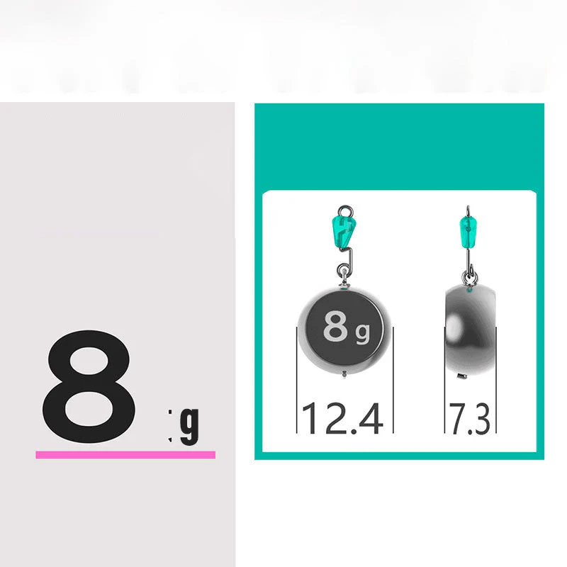 🎣 No Roll Sinker – Stay Put, Catch More Fish 🌊