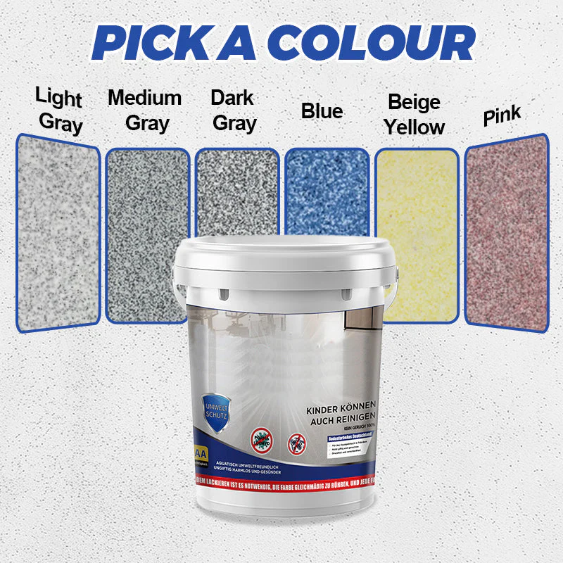 High-Gloss Marble Effect Epoxy Floor Coating