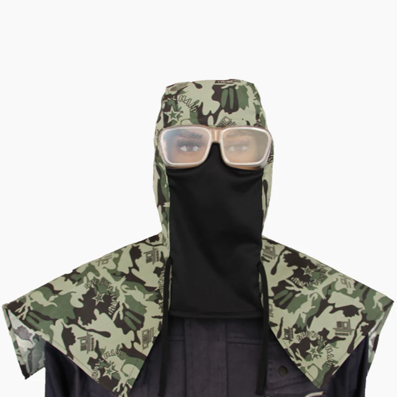 Multi-Purpose Outdoor Dustproof Poncho with Hood, Face Mask & Anti-Fog Goggles