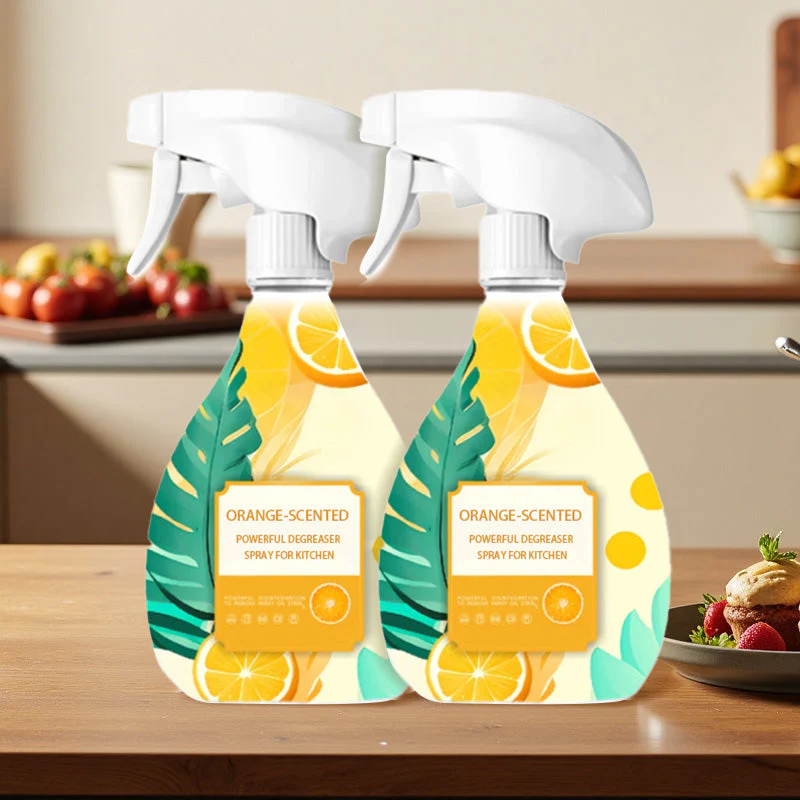 Orange-Scented Powerful Degreaser Spray for Kitchen