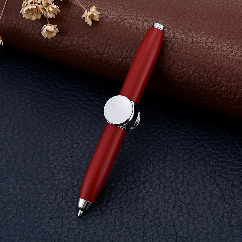 Anti-Stress Rotating Ballpoint Pen with LED