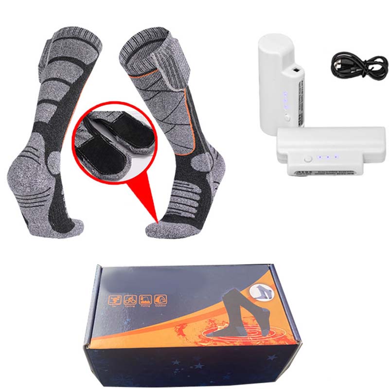 Washable Heated Socks with 4000mah Battery for Women & Men