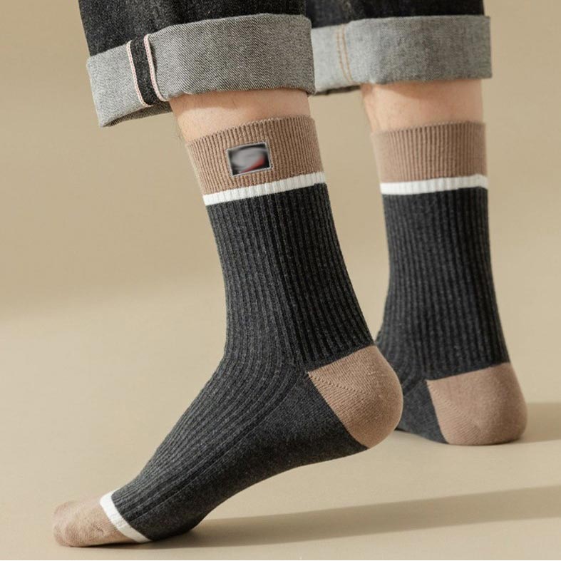 Autumn and Winter Men's Antibacterial Breathable Socks Set -Great Gift