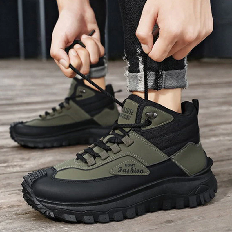 Retro Hiking Boots - Waterproof & Outdoor Friendly