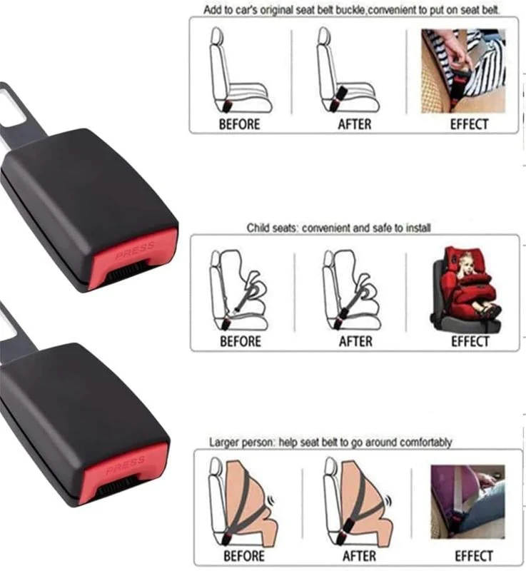 🎁2025 Limited Time Sale 50% Off🔥Car Belt Buckle Extension Seat Belt Clips🚗