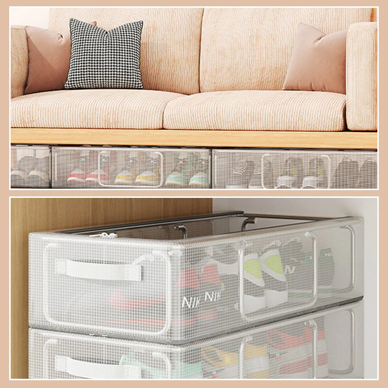 👟LAST DAY SALE 40% OFF!!💖PVC Shoe Storage Box - Waterproof & Foldable