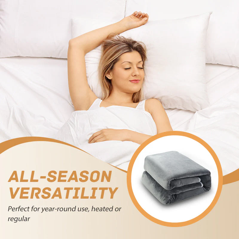 Ultra-Cozy Electric Heated Blanket with Timer