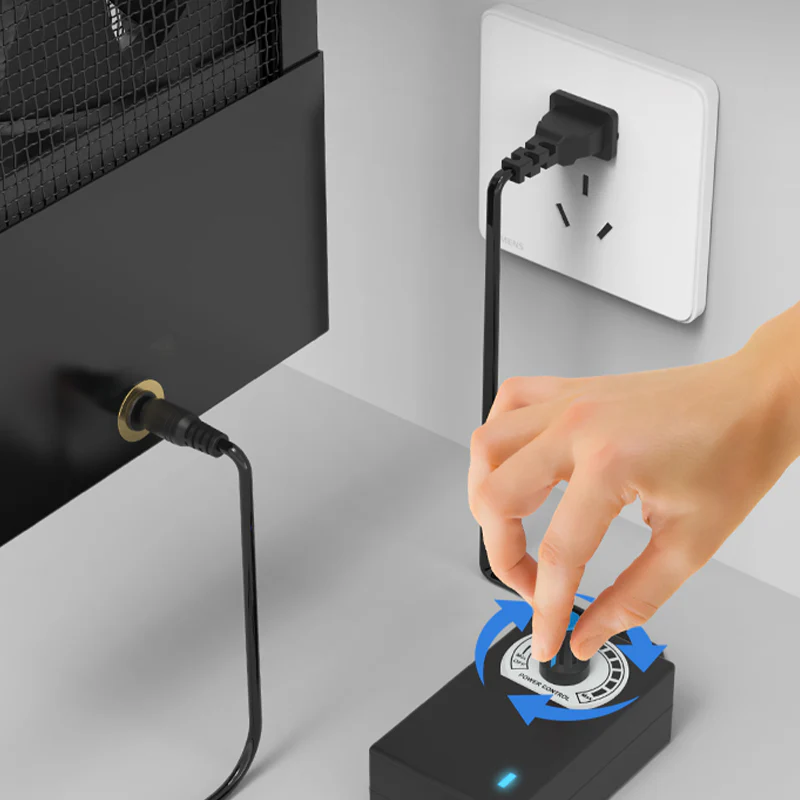 Window Exhaust Fan with Adjustable Speed Settings