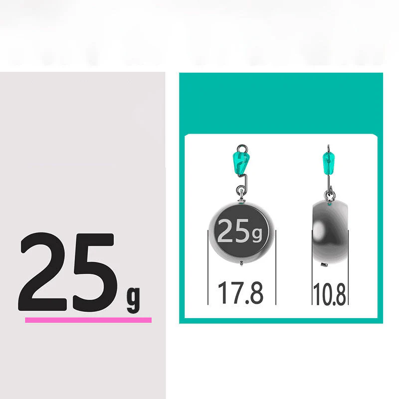 🎣 No Roll Sinker – Stay Put, Catch More Fish 🌊