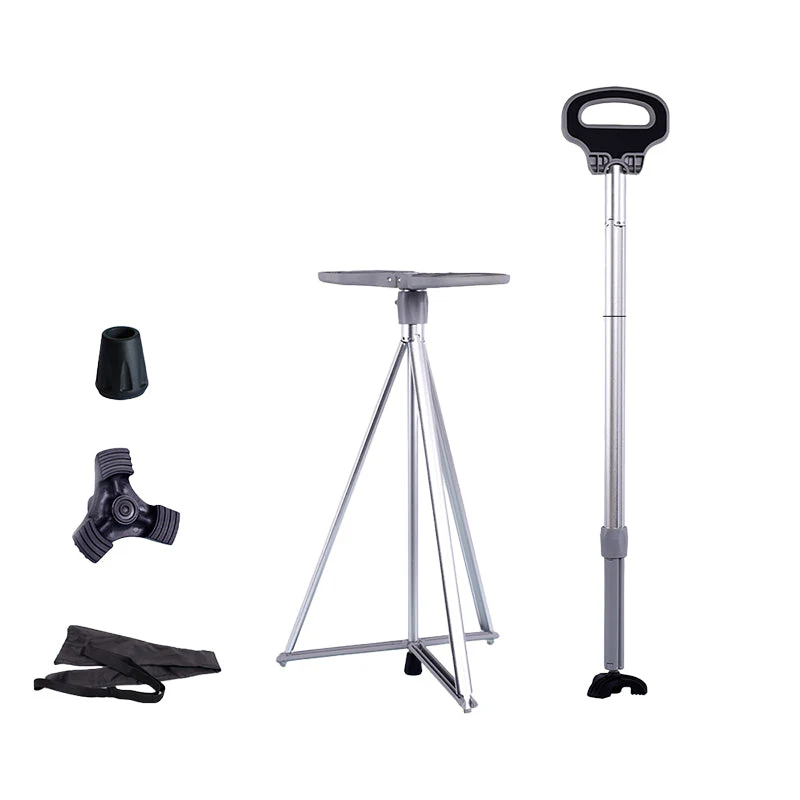 Portable Trekking Hiking Pole with Seat
