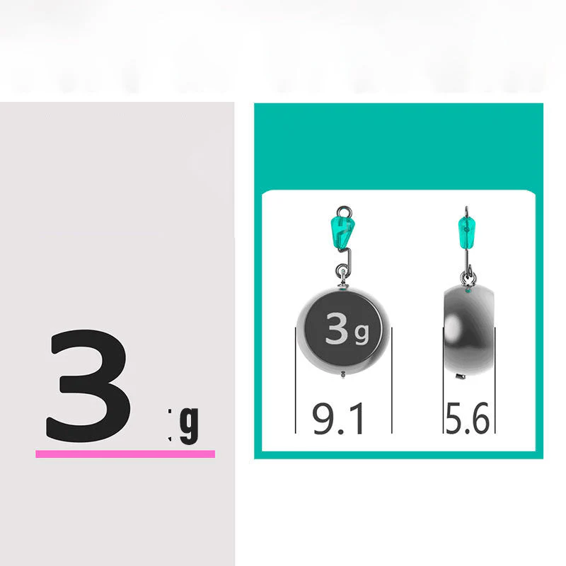 🎣 No Roll Sinker – Stay Put, Catch More Fish 🌊