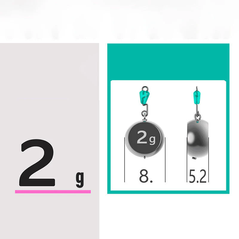 🎣 No Roll Sinker – Stay Put, Catch More Fish 🌊