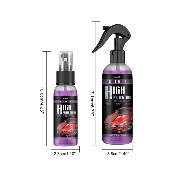 3 in 1 High Protection Quick Car Coating Spray