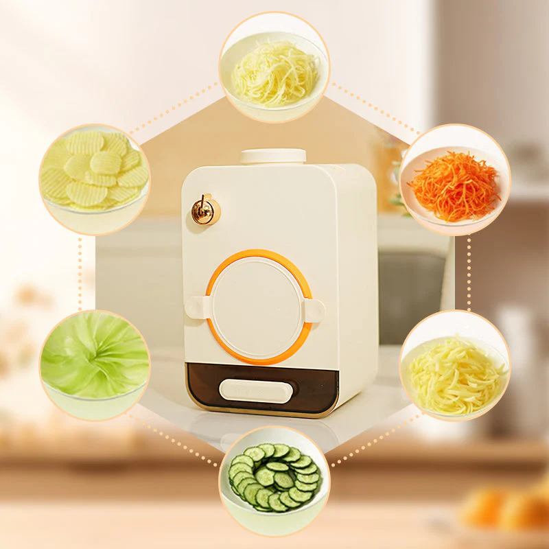 Multifunctional Electric Vegetable Slicer & Shredder for Kitchen