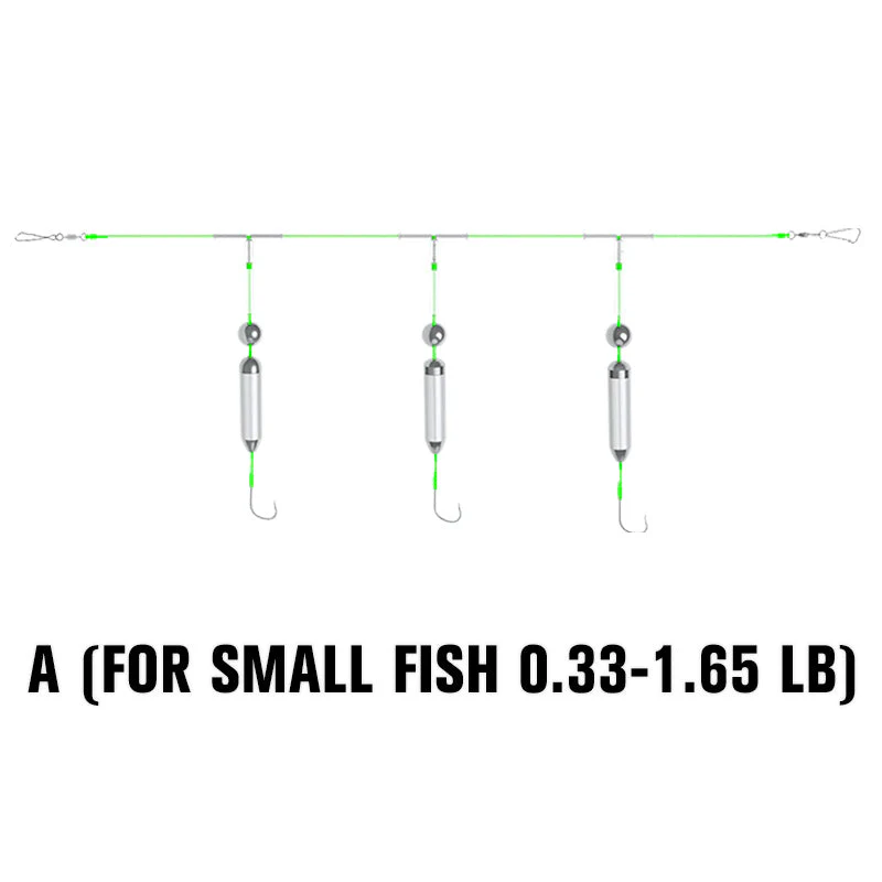 🔥3 Hooks Anti Drift Bottom Fishing Rig
