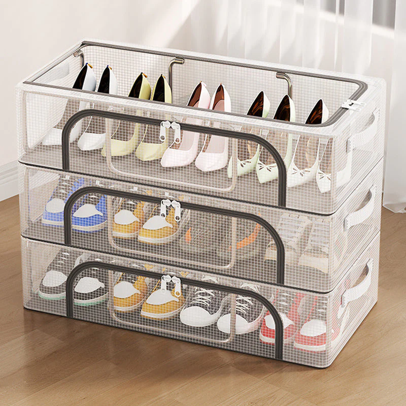 👟LAST DAY SALE 40% OFF!!💖PVC Shoe Storage Box - Waterproof & Foldable