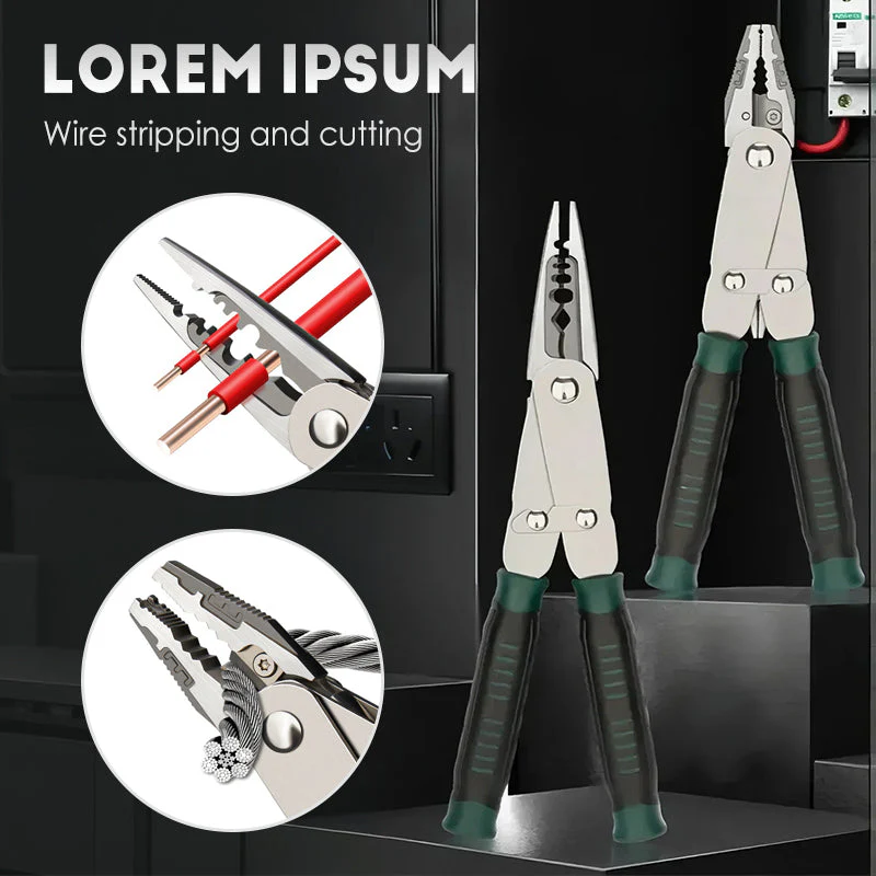 2-in-1 Dual Jaw Adjustable Wire Pliers（50% OFF）