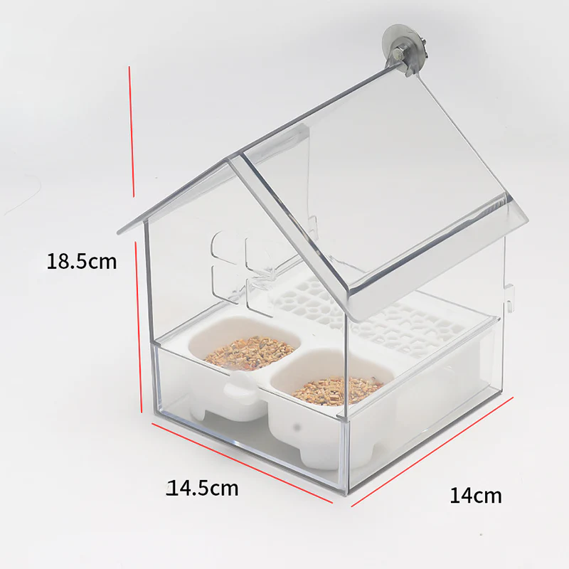 🎁HOT SALE(50% OFF)🔥Pull-Out External Parrot Feeder