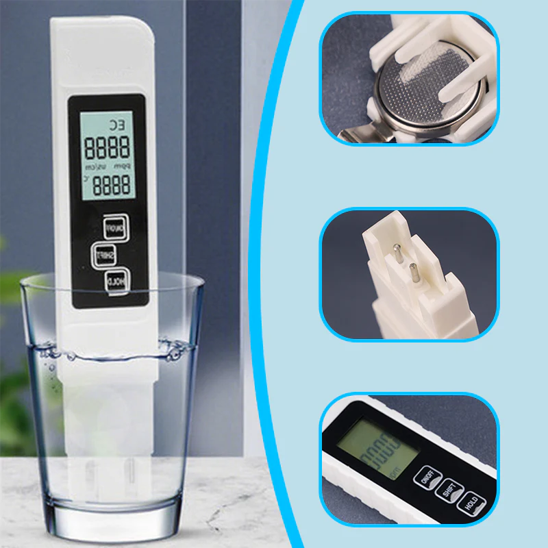 ✨【3-in-1 TDS Water Quality Tester - Lab-Grade Accuracy for Safe Hydration】✨