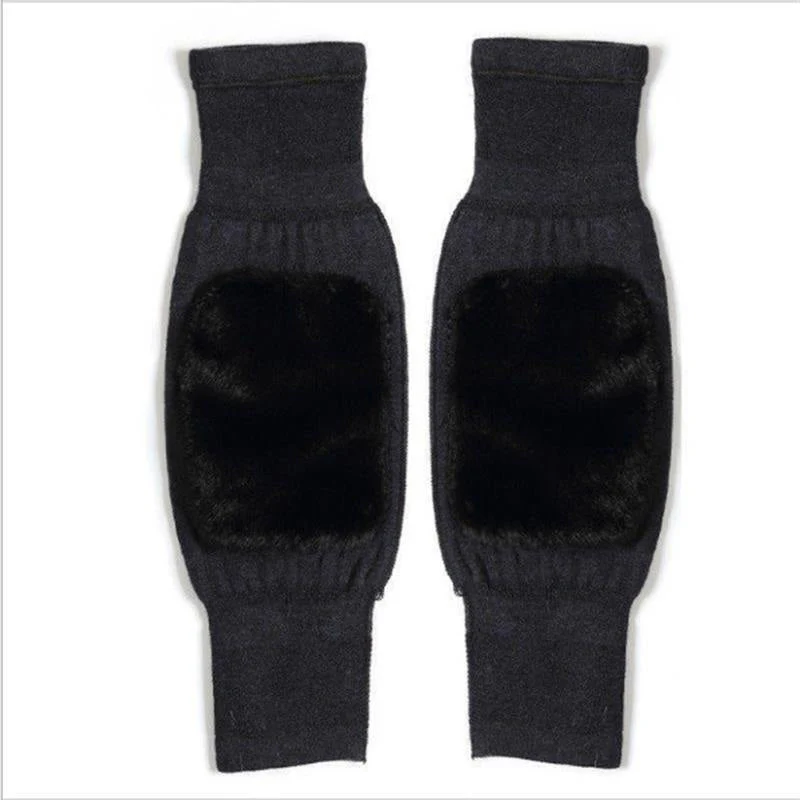 🔥2025 HOT SALE🔥Universal Cold Protection Thickened Faux Furred Knee Pads