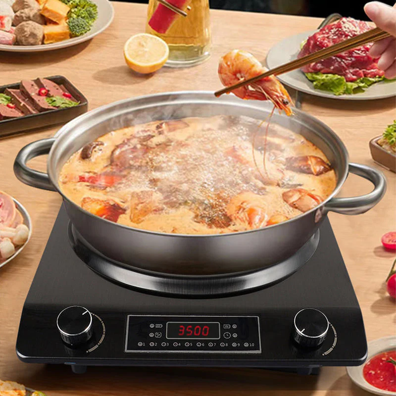 ⚡Limited-time offer of 50% off - 3500-watt induction hob, 10 temperature settings