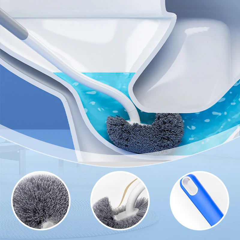 Hangable Deep-Cleaning Toilet Brush