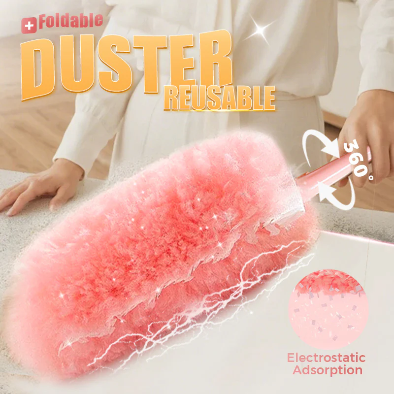 Folable & Washable Duster for Surface Cleaning