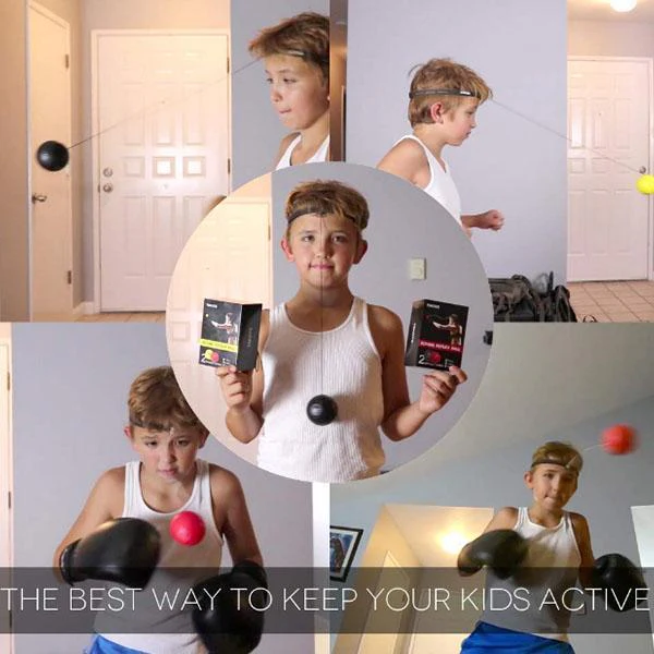 🔥Boxing Reflex Ball Headband