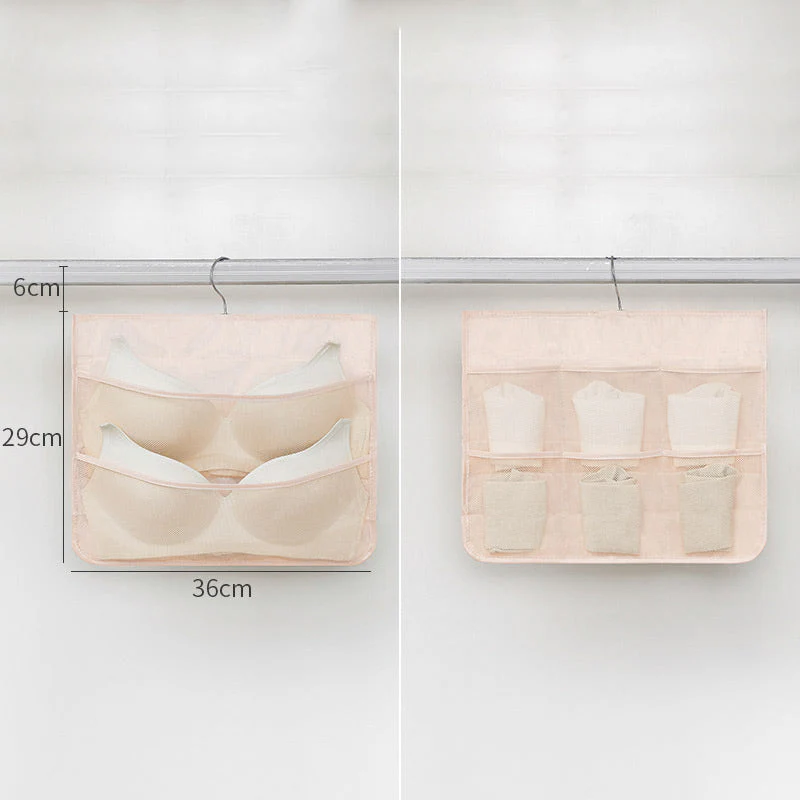 Double-Sided Storage Underwear Hanging Organizer
