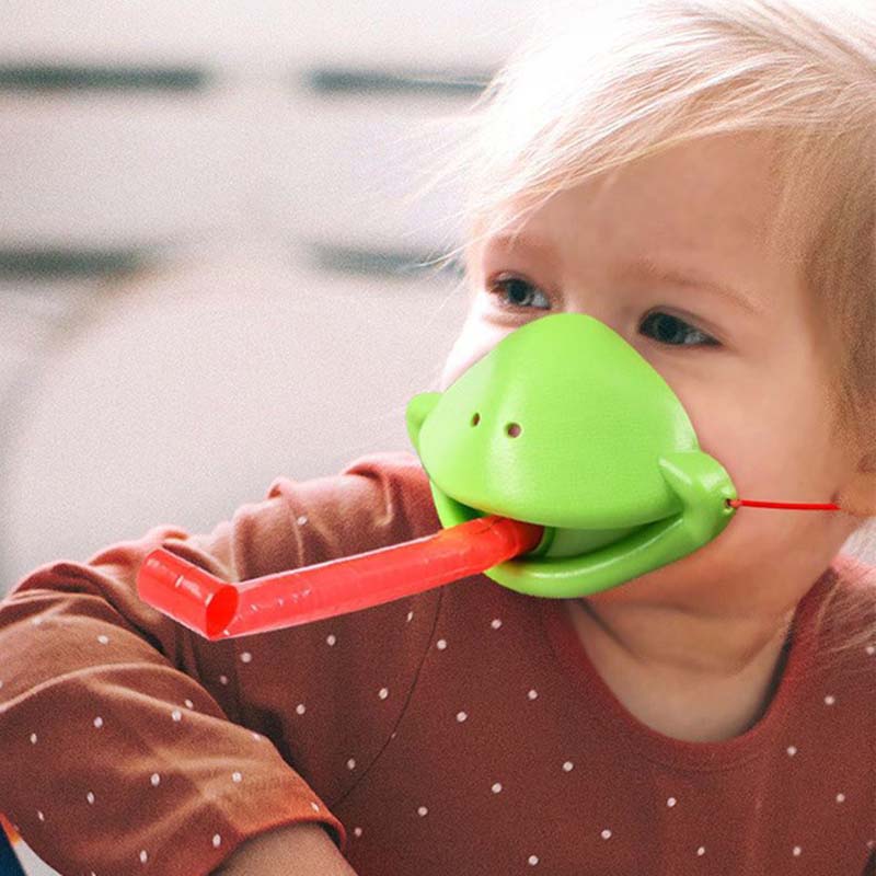 Frog Tongue Mask Fun Game