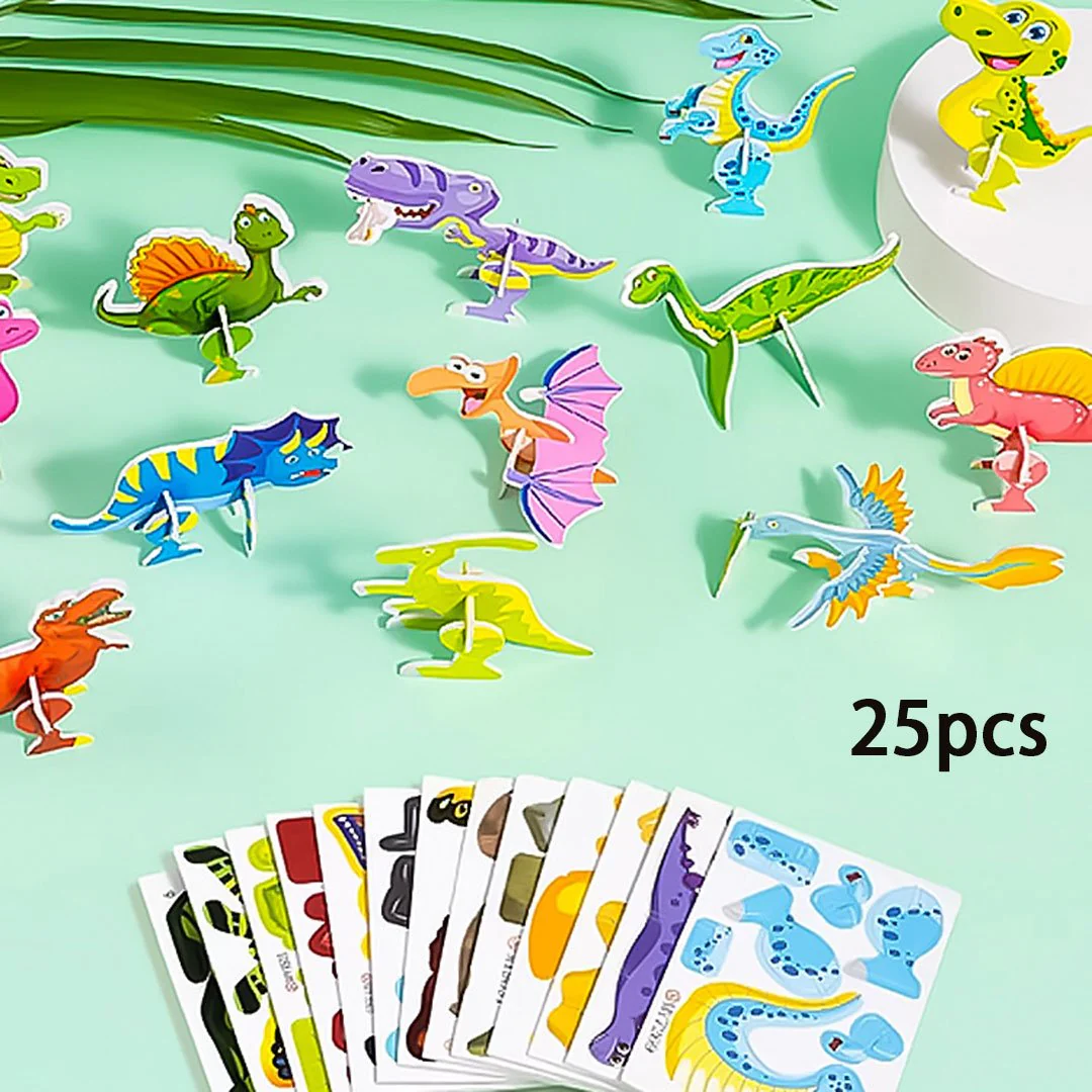 ✨【25PCS Kids 3D Cartoon Puzzle 】✨