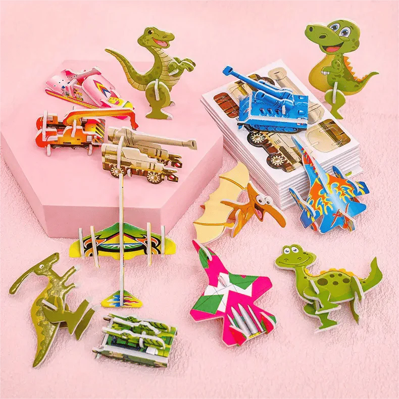 ✨【25PCS Kids 3D Cartoon Puzzle 】✨
