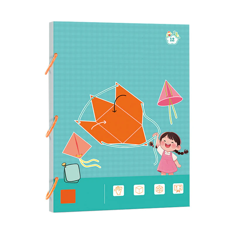 ⏰Last Day Promotion 50% OFF👶✨Pull String 3D Geometry Learning Book