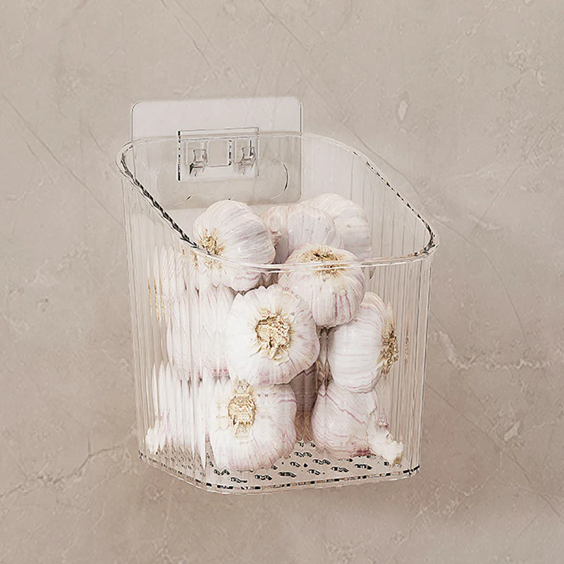 Wall-Mounted Clear Storage Organizer
