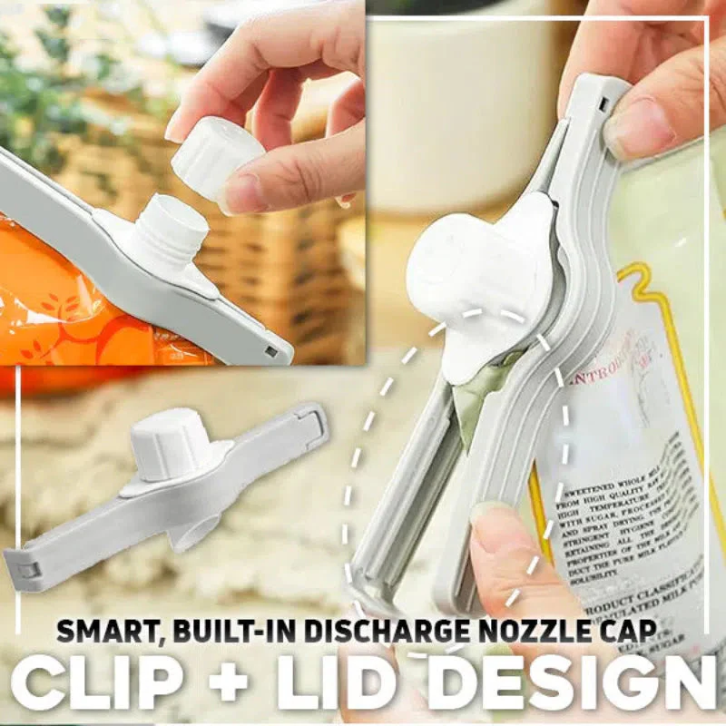 ✨Buy 2 get 8 free🔥Bag Sealing Clip with Pour Spout