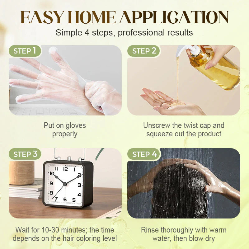 207ml Plant Extract Hair Dye for Gray Hair