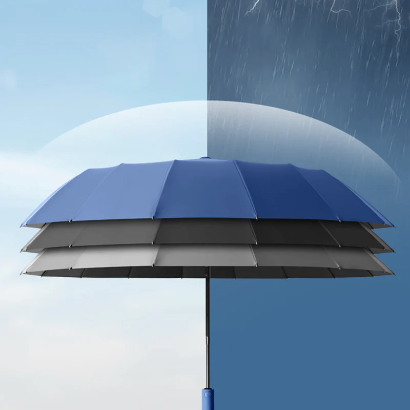 Windproof Automatic Umbrella with UV Protection