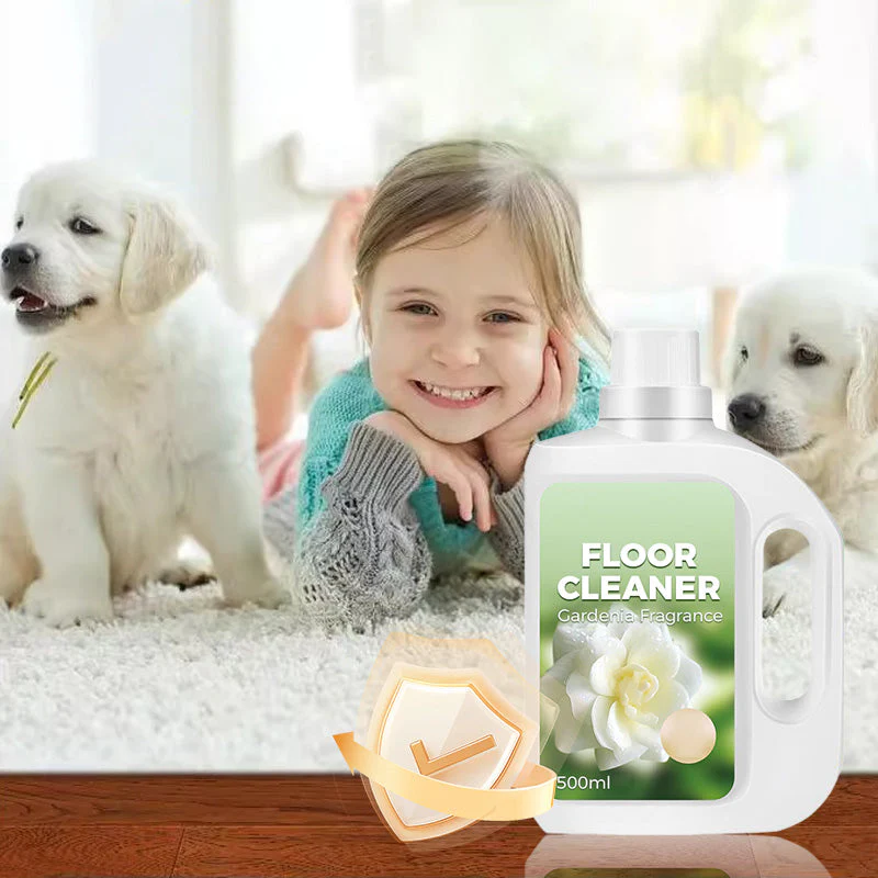 Quick-Drying Floor Cleaner with Gardenia Fragrance