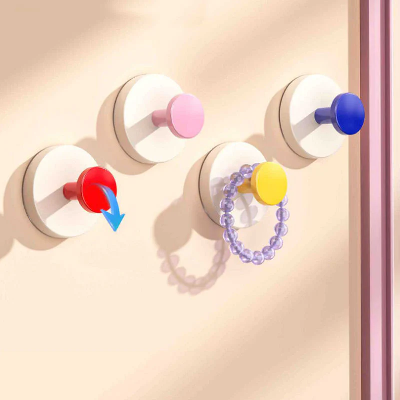 Reusable Heavy-Duty No-Drill Suction Cup Hooks