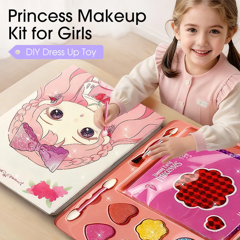 Princess Makeup Kit for Girls – DIY Dress Up Toy