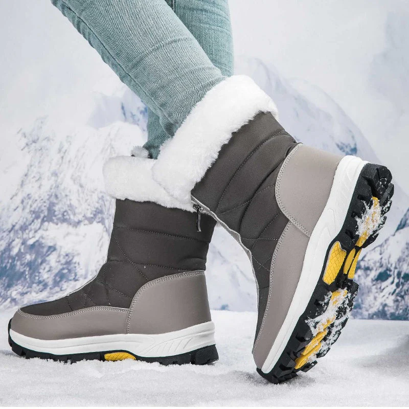 Women’s Non-Slip Warm Zipper Snow Boots