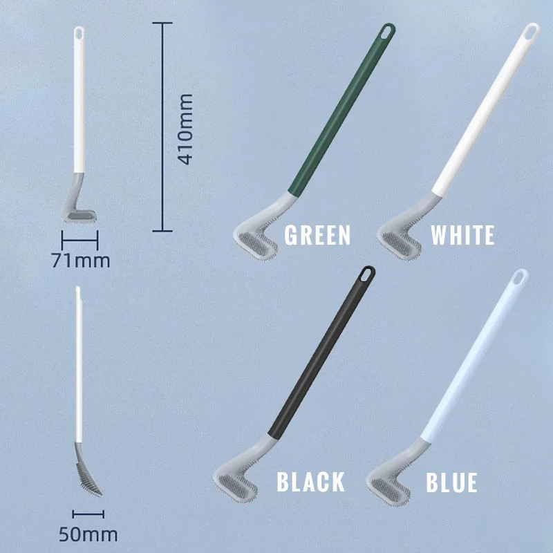 ✨【Wall-Mounted Triangular TPR Toilet Brush】✨