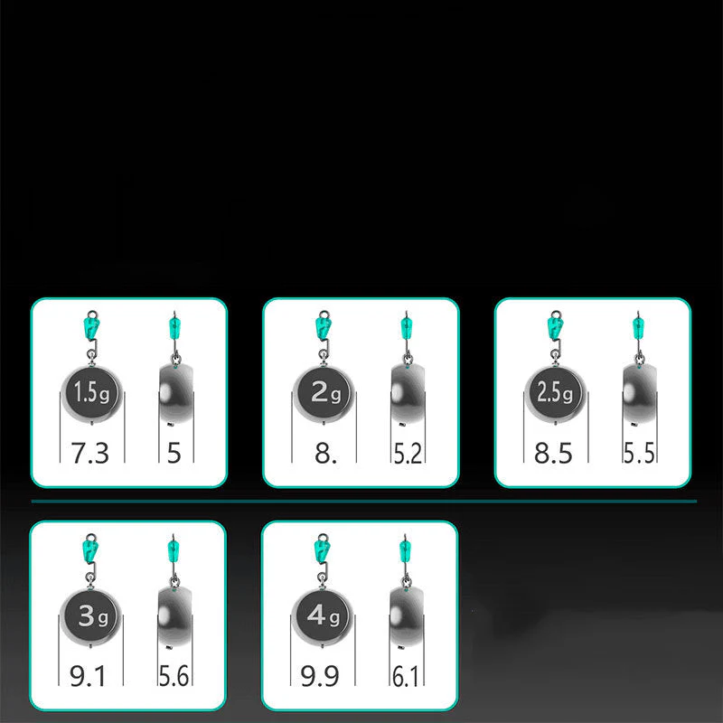 🎣 No Roll Sinker – Stay Put, Catch More Fish 🌊