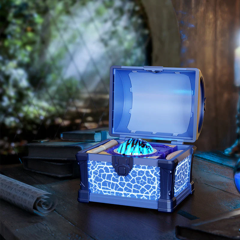 ✨【Treasure Chest Aurora Projection Night Light】✨