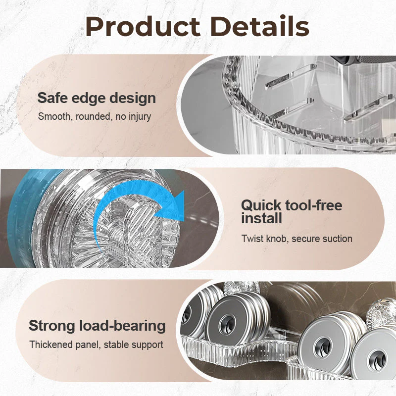 🔥2025 Hot Sale🔥Universal Removable Faucet Storage Rack