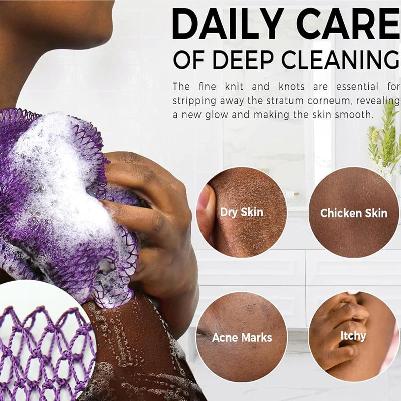 Net Back Scrubber with Rope Handles