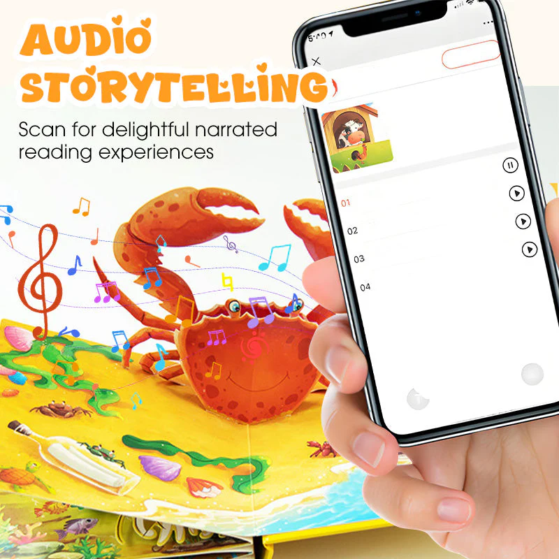 ✨【Kids' Interactive Animal-Themed 3D Pop-Up Books】✨