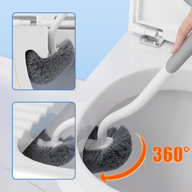 Hangable Deep-Cleaning Toilet Brush